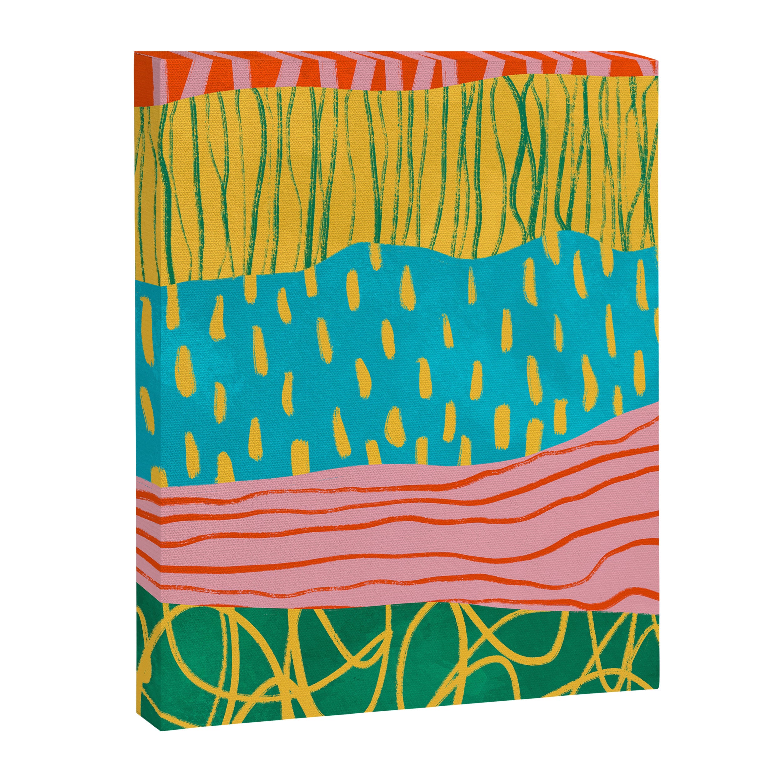 Pop Pattern Collage | PATTERN 10: The Retro Edition Canvas Print Gallery Image 6