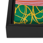 Pop Pattern Collage | PATTERN 10: The Retro Edition Framed Canvas Print Gallery Image 3