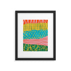 Pop Pattern Collage | PATTERN 10: The Retro Edition Framed Art Print Gallery Image 5