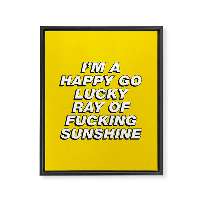 Ray of Sunshine Framed Canvas Print Gallery Image 1