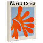 Red Coral Leaf: Matisse Paper Cutouts II Canvas Print Gallery Image 3