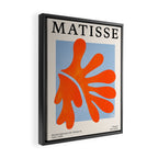 Red Coral Leaf: Matisse Paper Cutouts II Framed Canvas Print Gallery Image 2