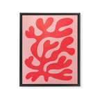 Red Salsa: Matisse Paper Cutouts 07 Framed Canvas Print Gallery Image 6