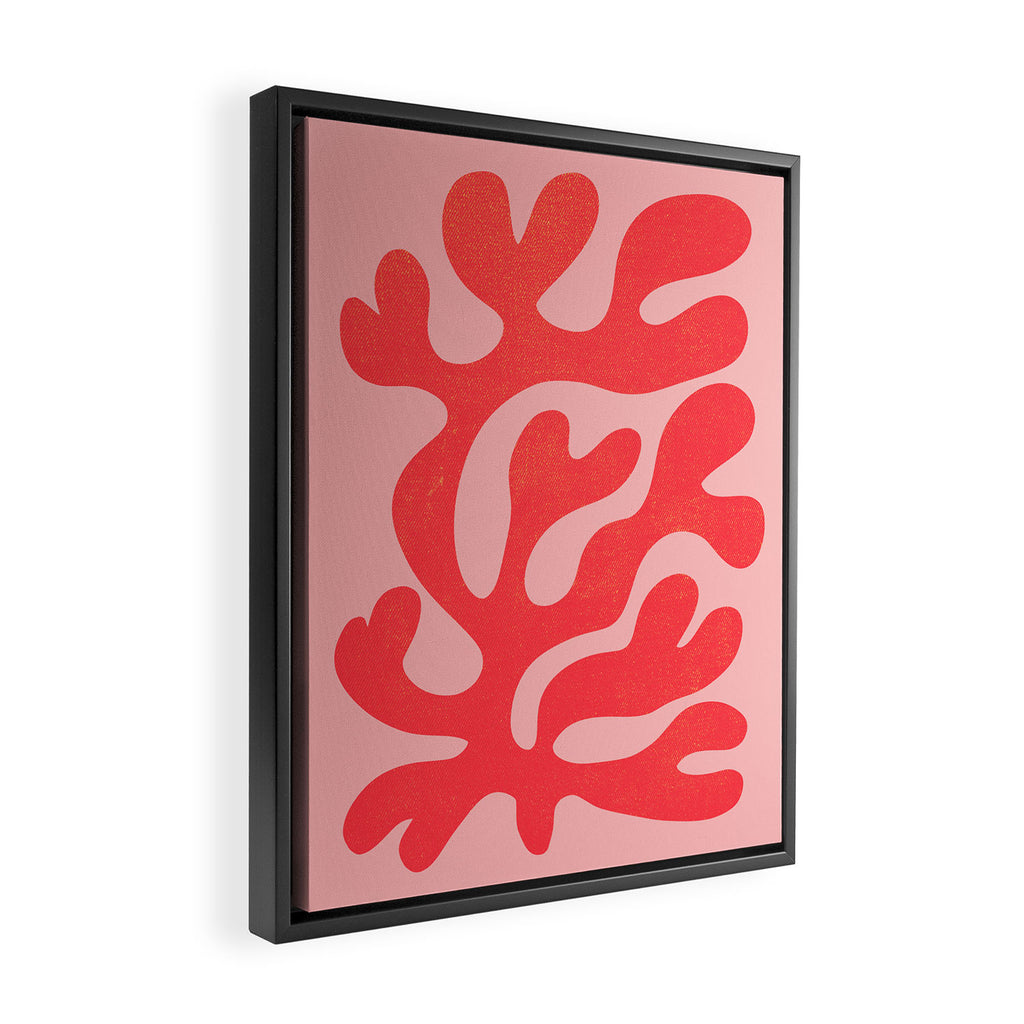 Red Salsa: Matisse Paper Cutouts 07 Framed Canvas Print Gallery Image 2