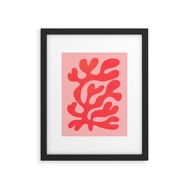 Red Salsa: Matisse Paper Cutouts 07 Framed Art Print Gallery Image 5