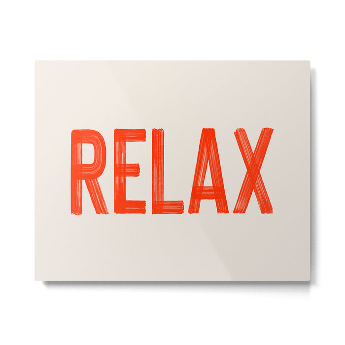 Relax Metal Print Gallery Image 1