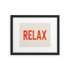 Relax Framed Art Print Gallery Image 6