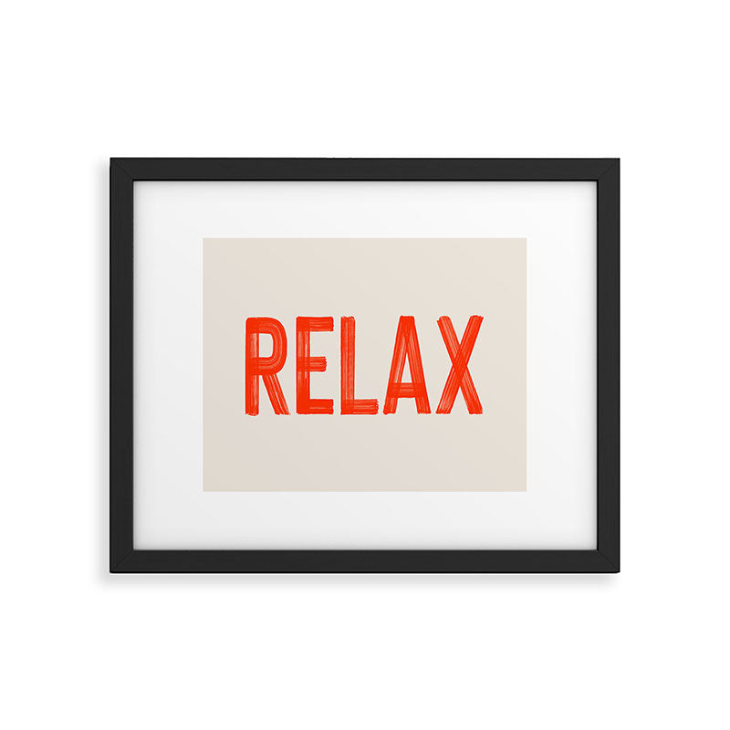 Relax Framed Art Print Gallery Image 6