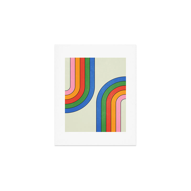 Retro Candy Arches Art Print Gallery Image 1