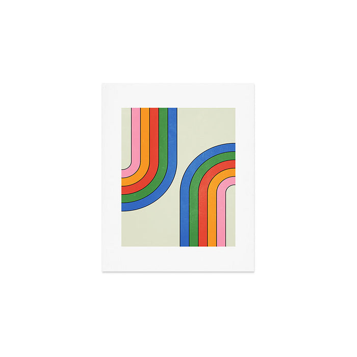 Retro Candy Arches Art Print Gallery Image 1