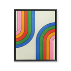 Retro Candy Arches Framed Canvas Print Gallery Image 6