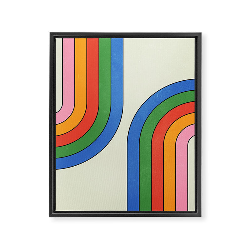 Retro Candy Arches Framed Canvas Print Gallery Image 6