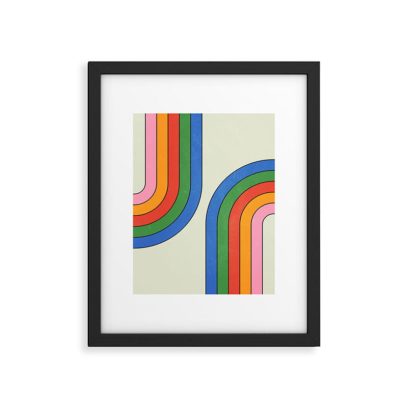 Retro Candy Arches Framed Art Print Gallery Image 5
