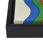 Retro Candy Waves Framed Canvas Print Gallery Image 3