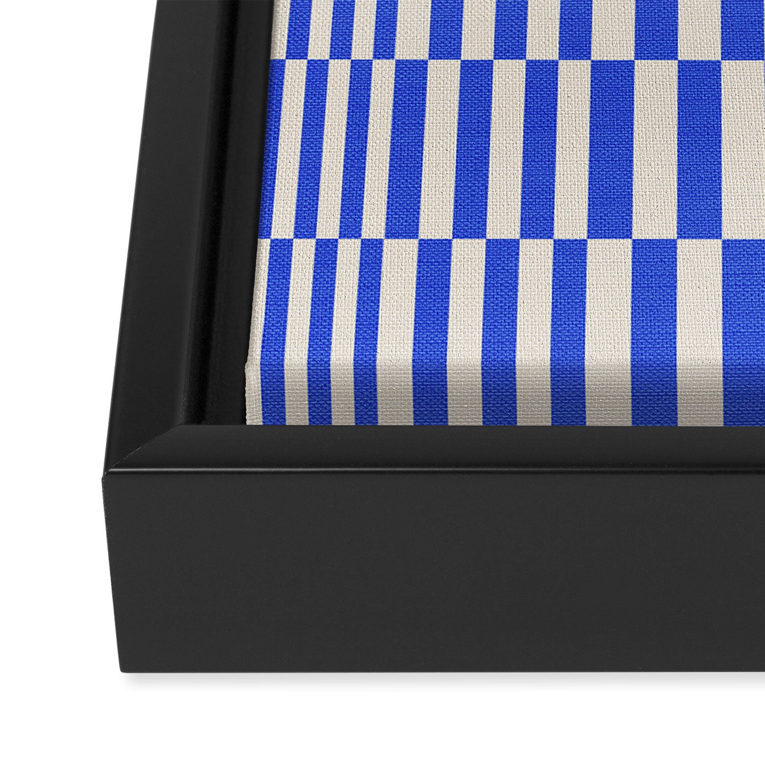 Retro Checkerboard Collage 03 Framed Canvas Print Gallery Image 3