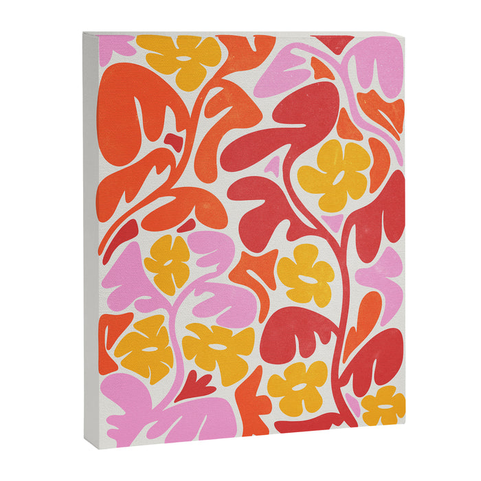Retro Garden Canvas Print Gallery Image 1
