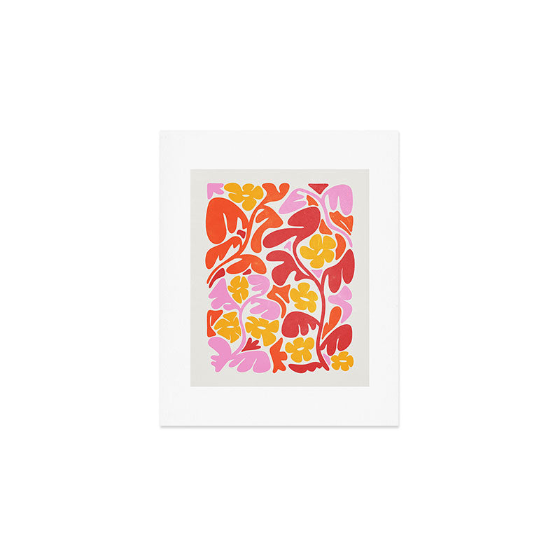 Retro Garden Art Print Gallery Image 1