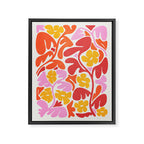 Retro Garden Framed Canvas Print Gallery Image 6