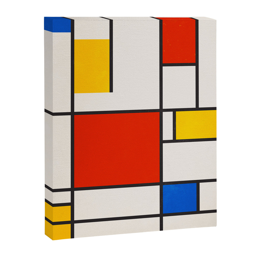 Retro Geometry: Mondrian Edition Canvas Print Gallery Image 6