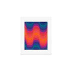 Retro Sacred Geometry | 80s Wavy Vibe Art Print Gallery Image 1