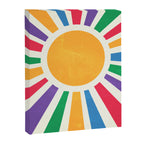 Retro Sunrise 2: 80s Rainbow Edition Canvas Print Gallery Image 6