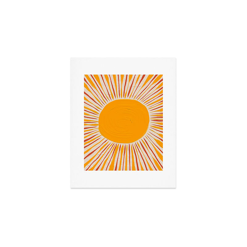 Retro Sunrise Art Print Gallery Image 1