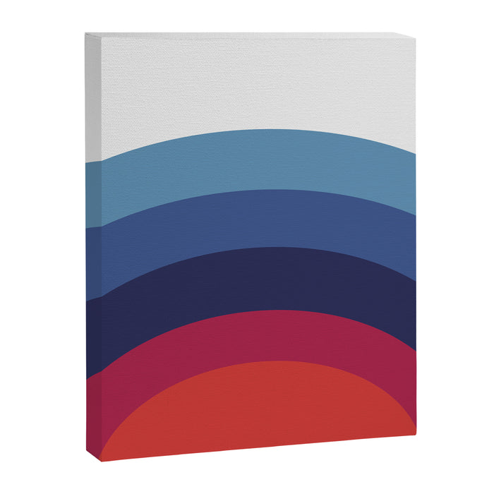 Retro Sunset Wave Vibes Canvas Print Gallery Image 1