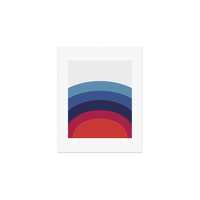 Retro Sunset Wave Vibes Art Print Gallery Image 1