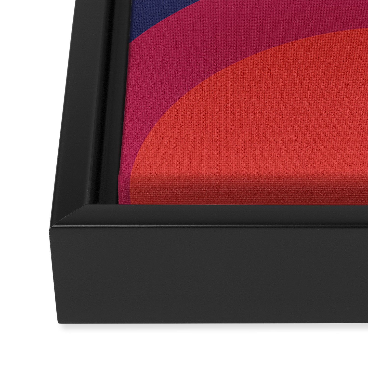 Retro Sunset Wave Vibes Framed Canvas Print Gallery Image 3
