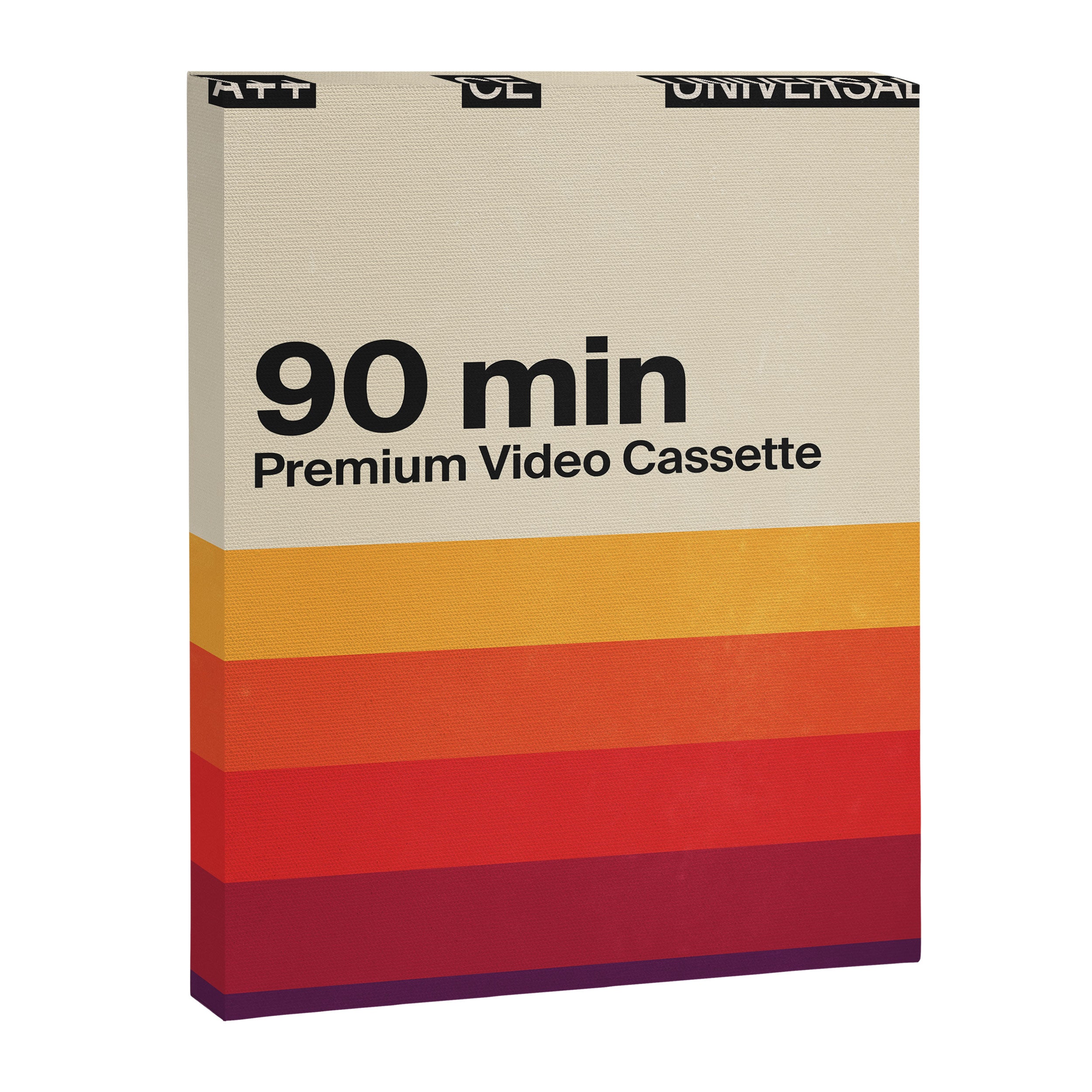 Retro VHS Cassette Tape Canvas Print Gallery Image 6