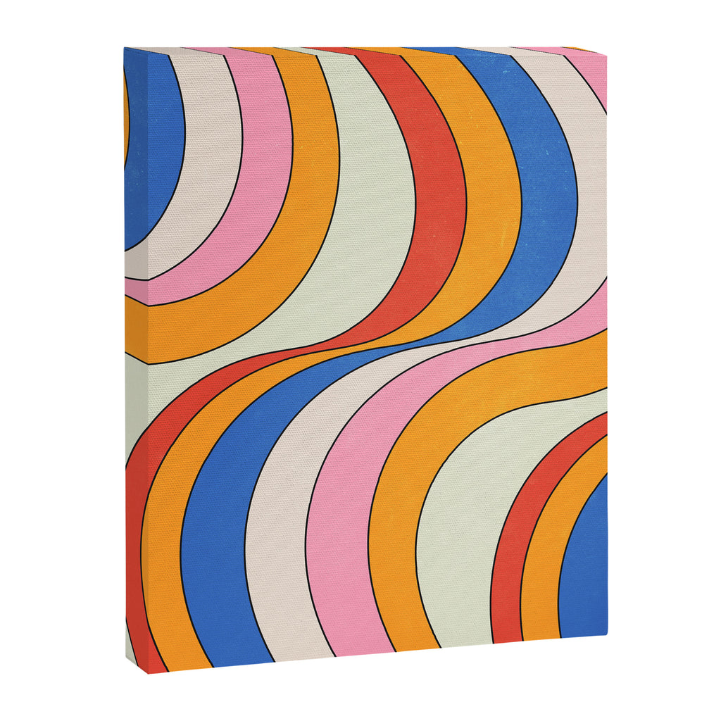 Retro Waves Canvas Print Gallery Image 6