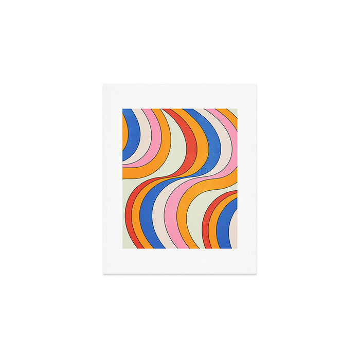 Retro Waves Art Print Gallery Image 1