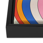 Retro Waves Framed Canvas Print Gallery Image 3