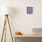 Rose Bud & Azure Blue: Matisse Paper Cutouts 02 Canvas Print Gallery Image 2