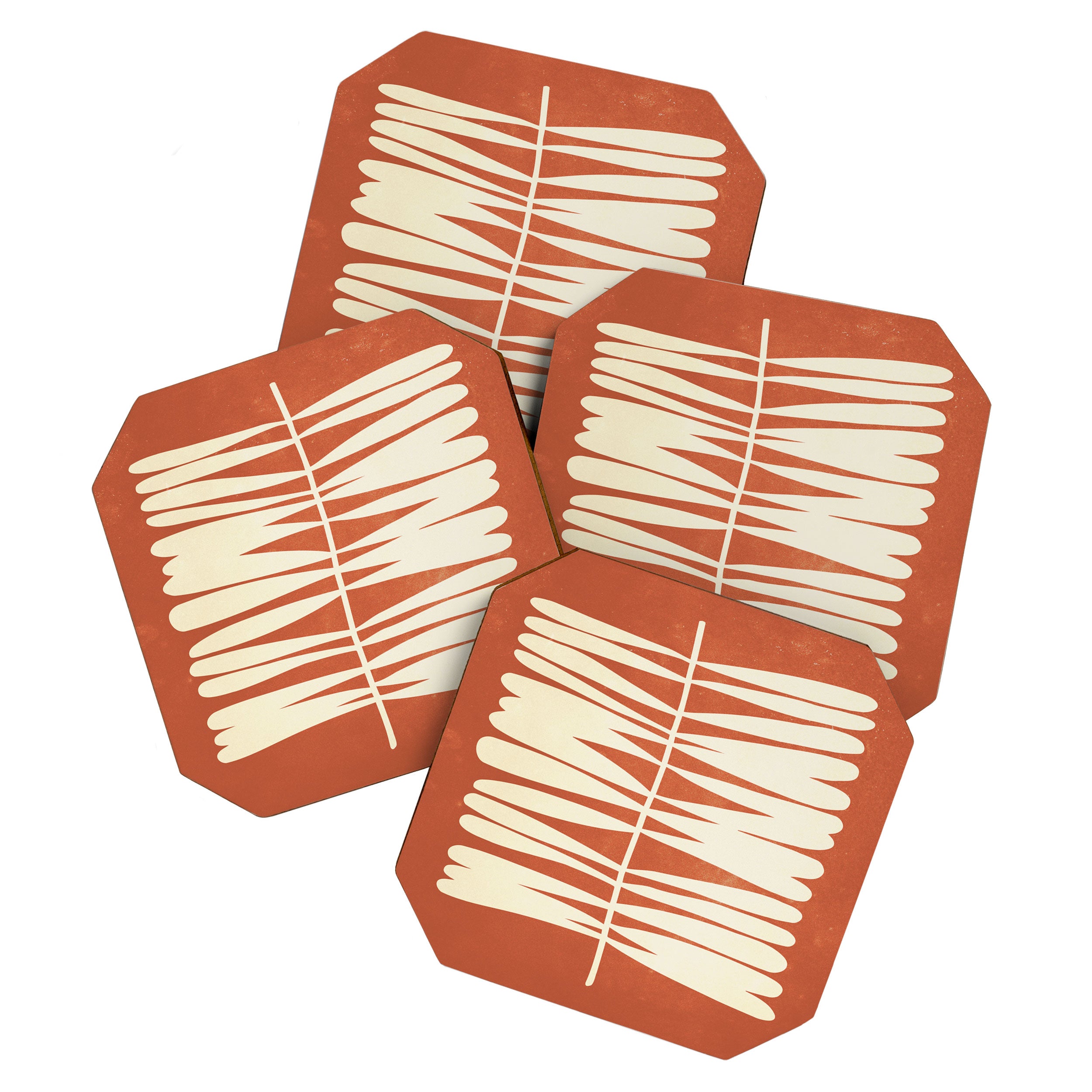 Rust Fern Coaster Gallery Image 1