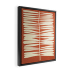 Rust Fern Framed Canvas Print Gallery Image 2