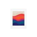 Sacred Geometric Waves: Retro 80s Edition Art Print Gallery Image 1
