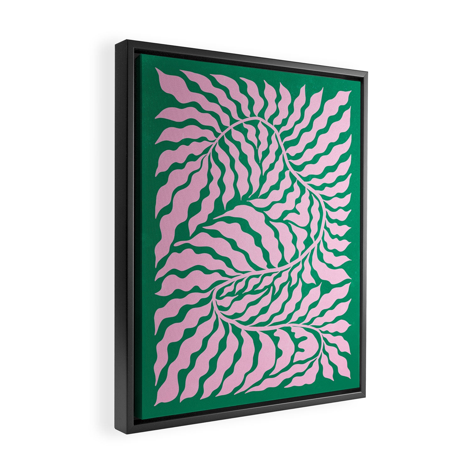 Sage & Chantilly Fern: Ferns 01 Framed Canvas Print Gallery Image 2