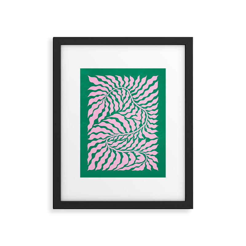 Sage & Chantilly Fern: Ferns 01 Framed Art Print Gallery Image 4
