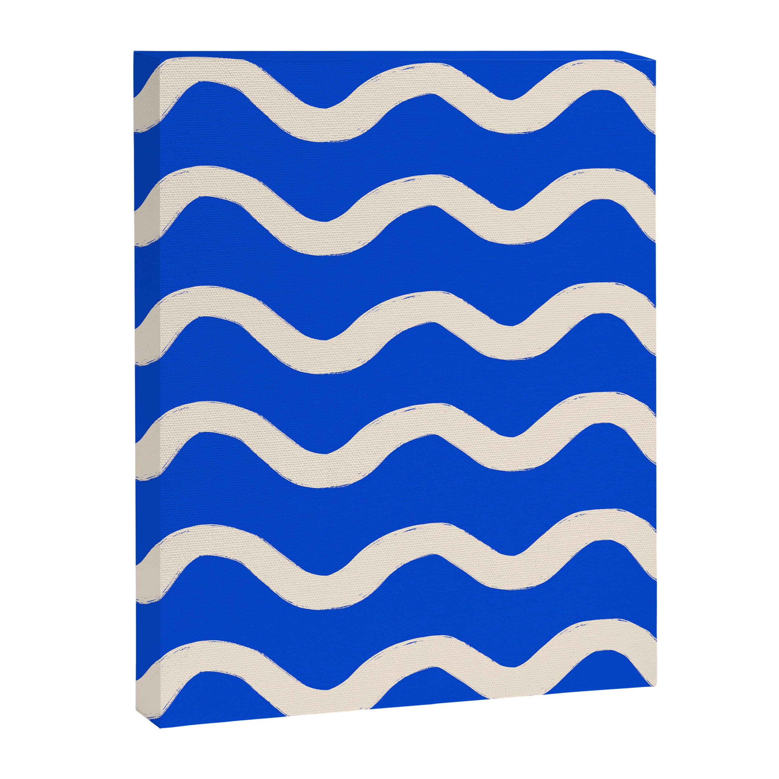 Sapphire Blue Ocean Waves Canvas Print Gallery Image 6