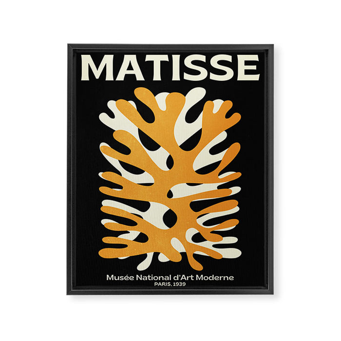 Sea Fern: Paper Cutouts Matisse Edition Framed Canvas Print Gallery Image 1