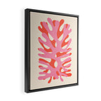 Sea Leaf: Matisse Collage Peach Edition Framed Canvas Print Gallery Image 2