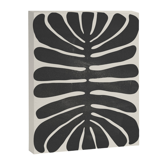 Sea Leaf: Noir Canvas Print Gallery Image 1