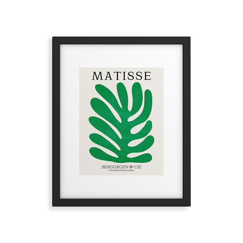 Shamrock: Matisse Color Paper Cutouts 02 Framed Art Print Gallery Image 5