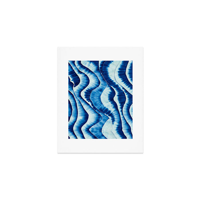 Shibori: Japanese Indigo Tie-Dye Pattern 01 Art Print Gallery Image 1