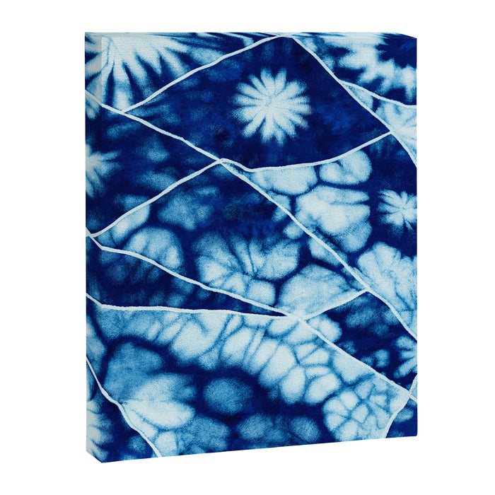 Shibori: Japanese Indigo Tie-Dye Pattern 02 Canvas Print Gallery Image 1