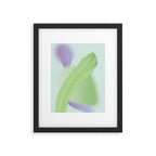 Spring Bud Lavender: Abstract Brush Strokes on Gradient Color - 002 Framed Art Print Gallery Image 6