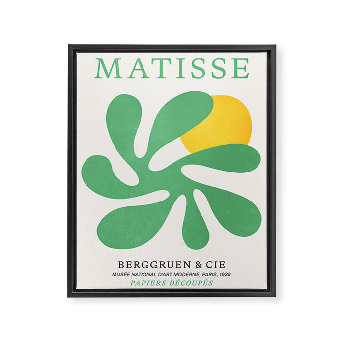 Star Leaf: Matisse Paper Cutouts VI Framed Canvas Print Gallery Image 1