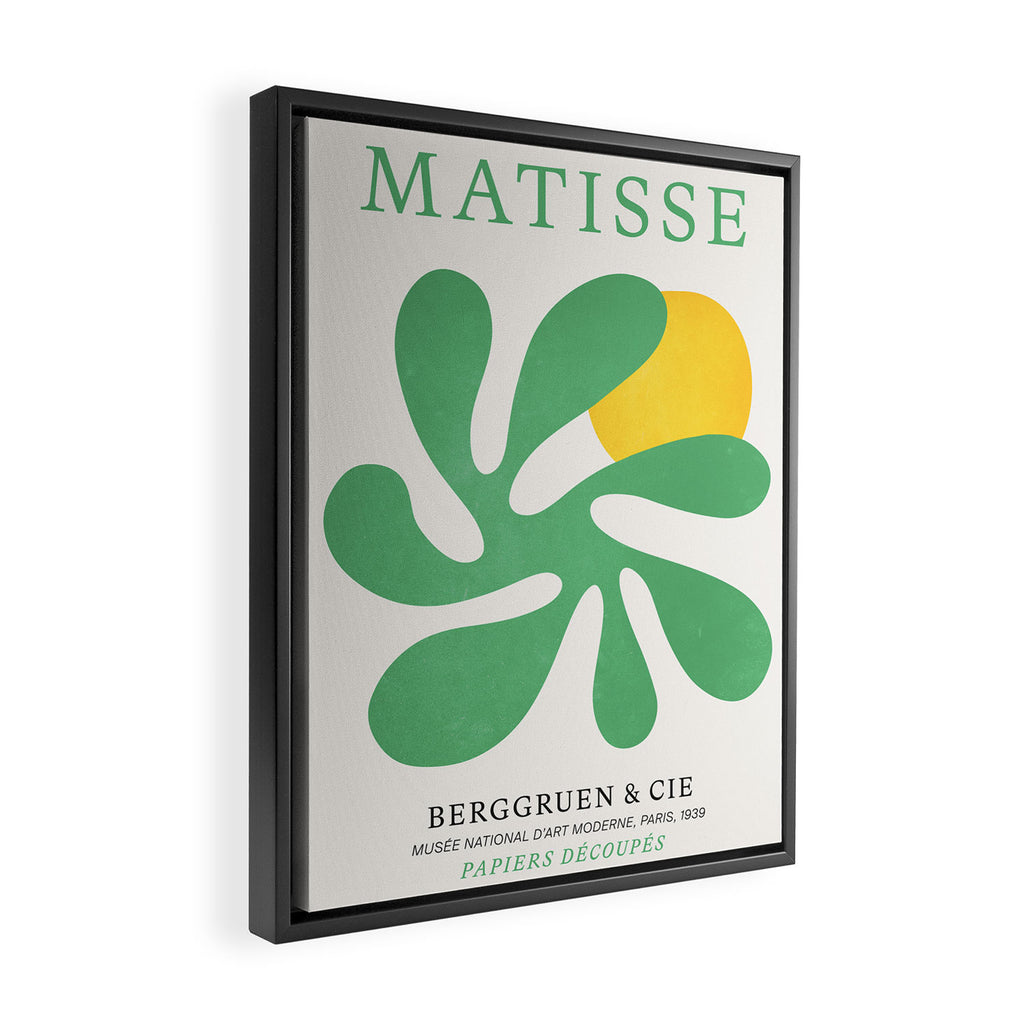 Star Leaf: Matisse Paper Cutouts VI Framed Canvas Print Gallery Image 2
