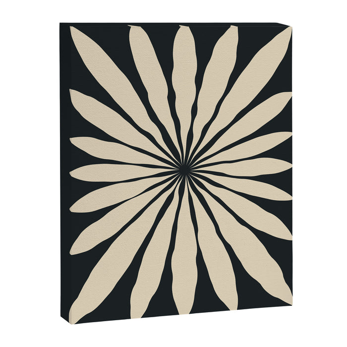 Star Leaf: Noir Canvas Print Gallery Image 1